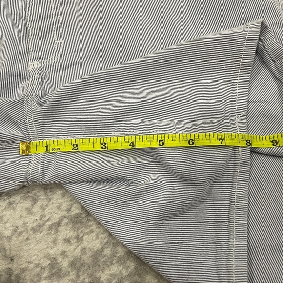 Riders by Lee Blue Striped Midrise Shorts - Picture 8 of 9